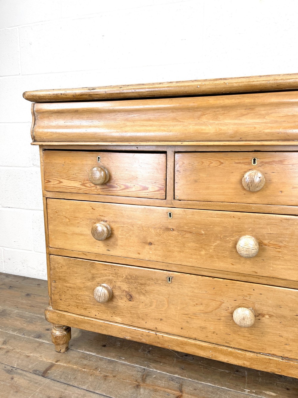 Antique Pine Chest of Drawers View IV