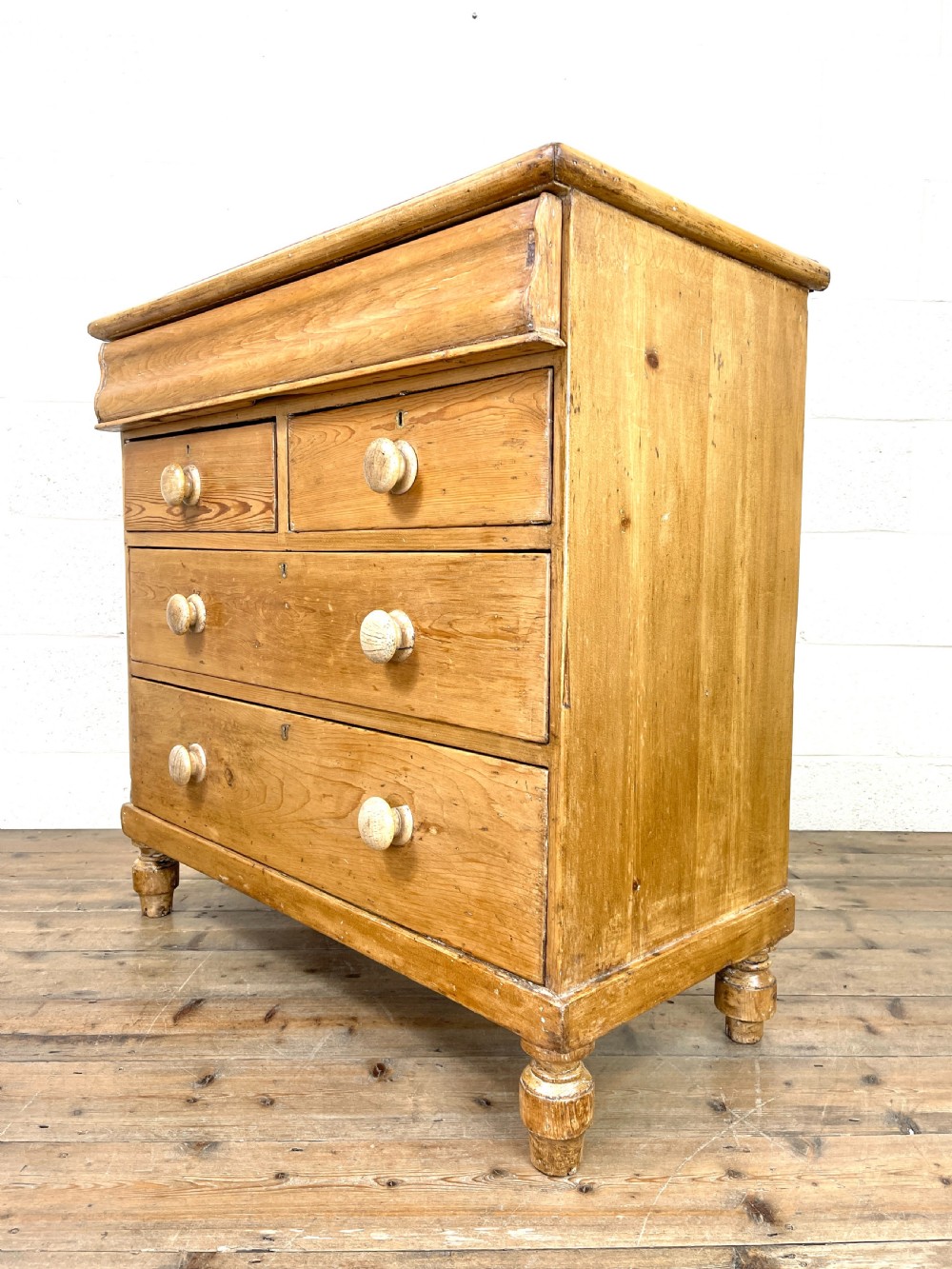 Antique Pine Chest of Drawers View V