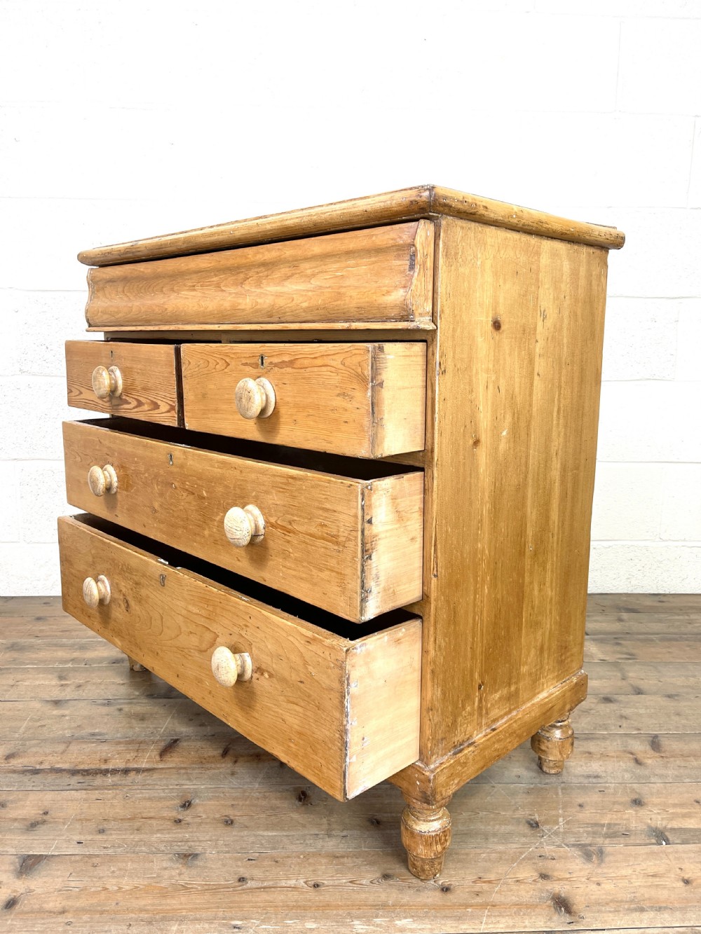 Antique Pine Chest of Drawers View VIII