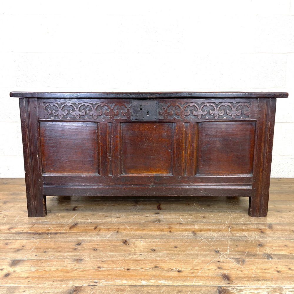 Antique 18th Century Oak Blanket Box