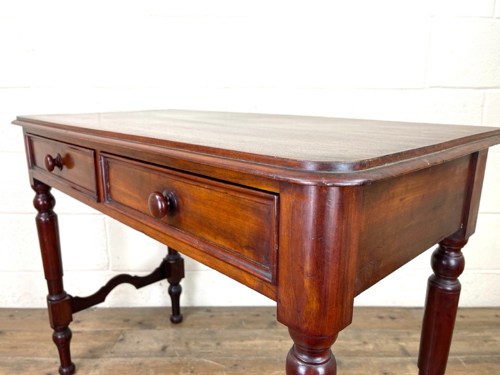 Antique Mahogany Side Table View VIII