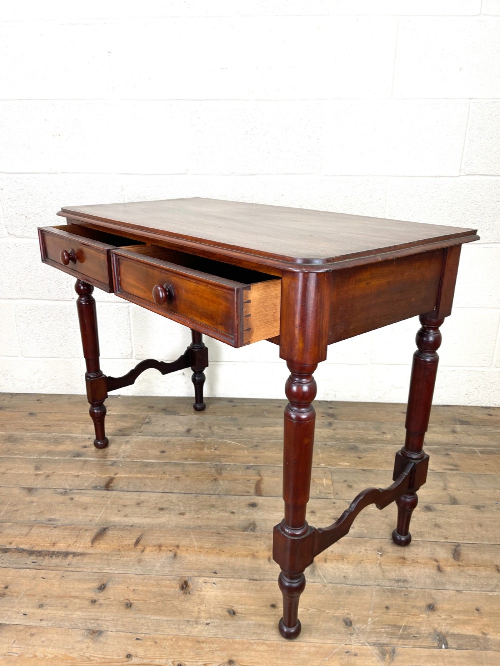 Antique Mahogany Side Table View IX