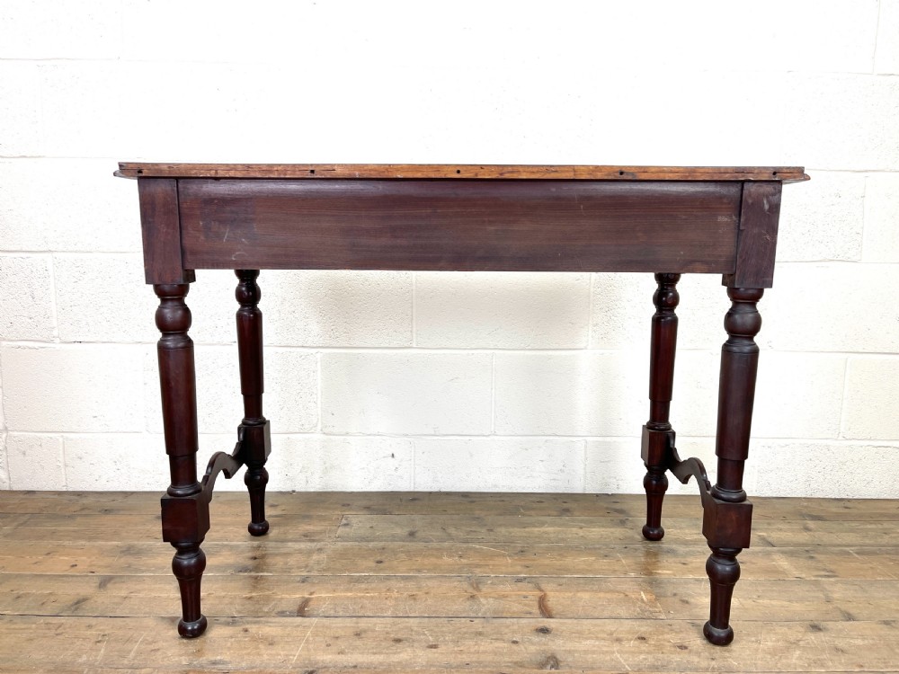 Antique Mahogany Side Table View XI