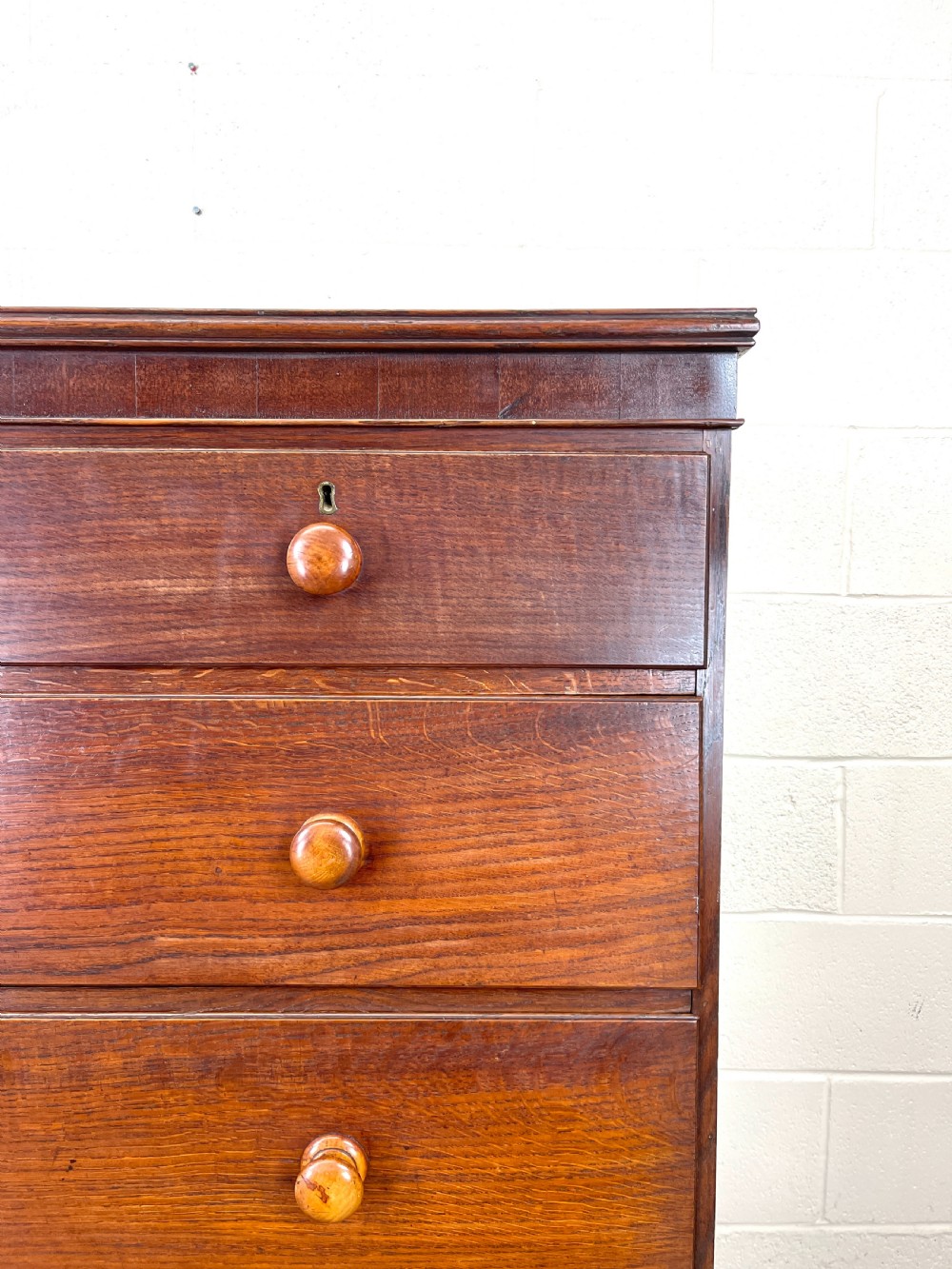 Antique Oak Chest of Drawers View II