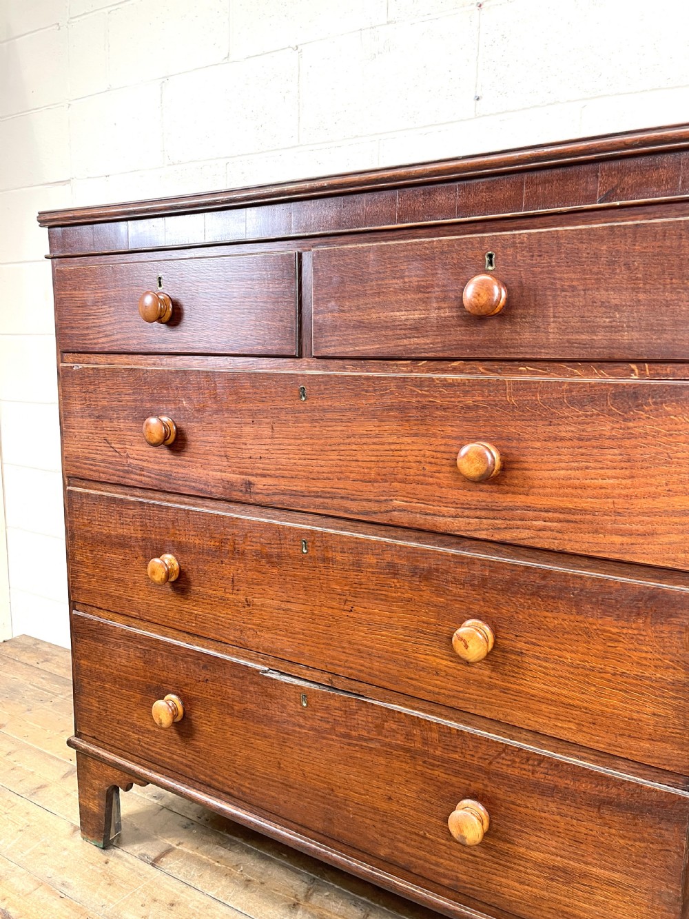 Antique Oak Chest of Drawers View III