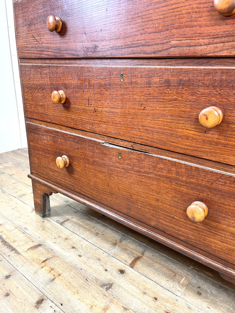 Antique Oak Chest of Drawers View IV