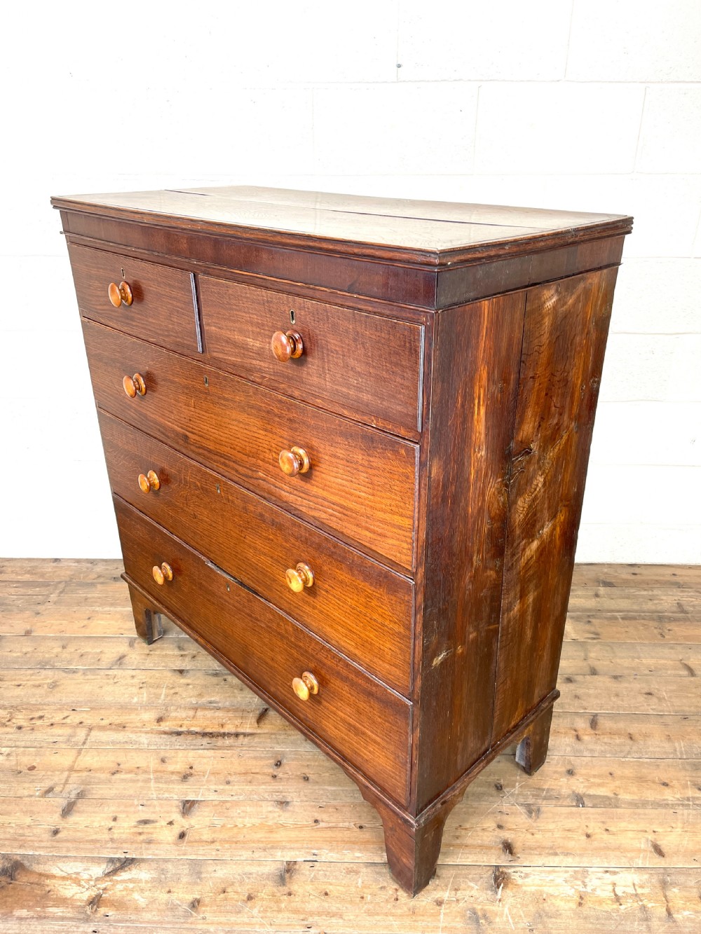 Antique Oak Chest of Drawers View VI