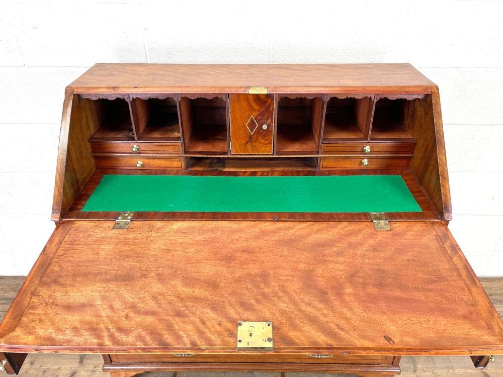 Antique Satin Birch Bureau View VI