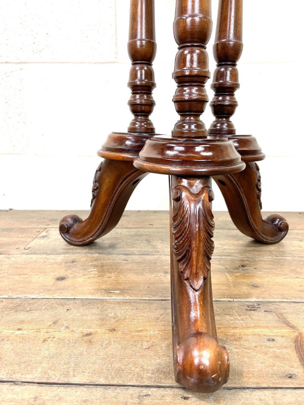Antique Mahogany Wine Table View V