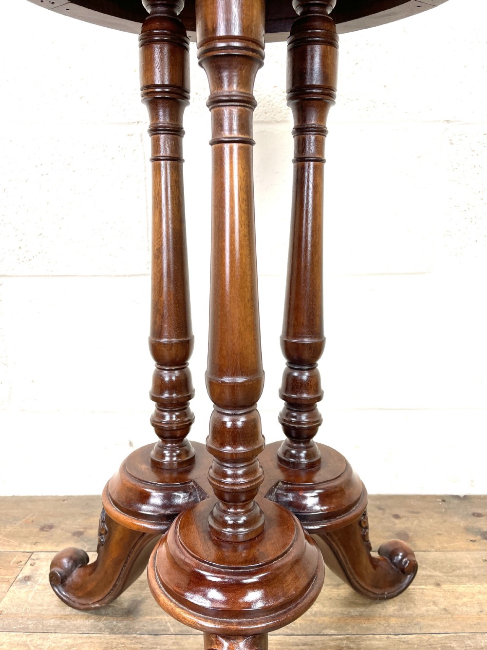 Antique Mahogany Wine Table View VI