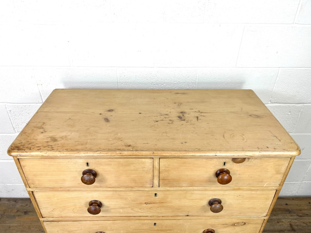 Antique Pine Chest of Drawers View IV