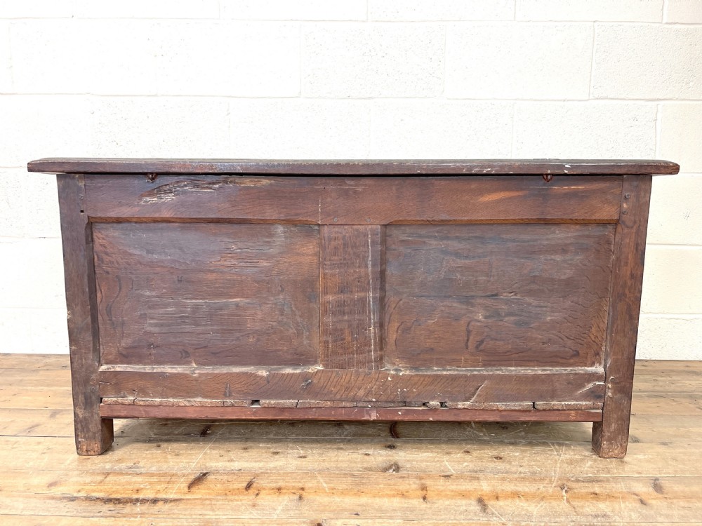 Antique West Country Oak Coffer  View IX