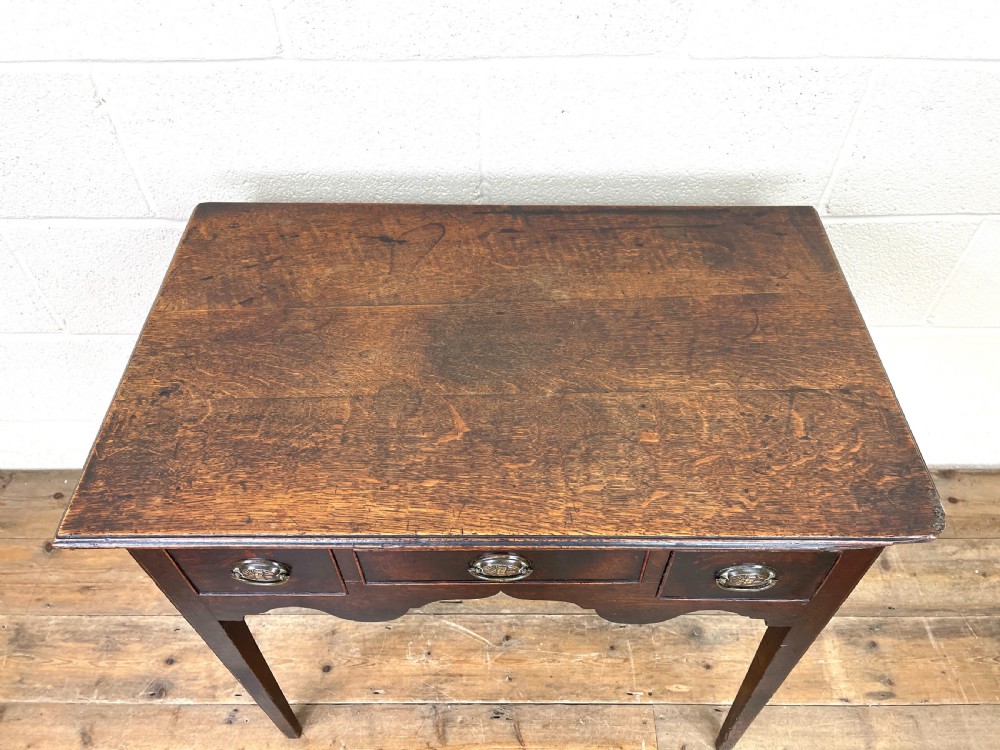 18th Century Antique Oak Side Table View III
