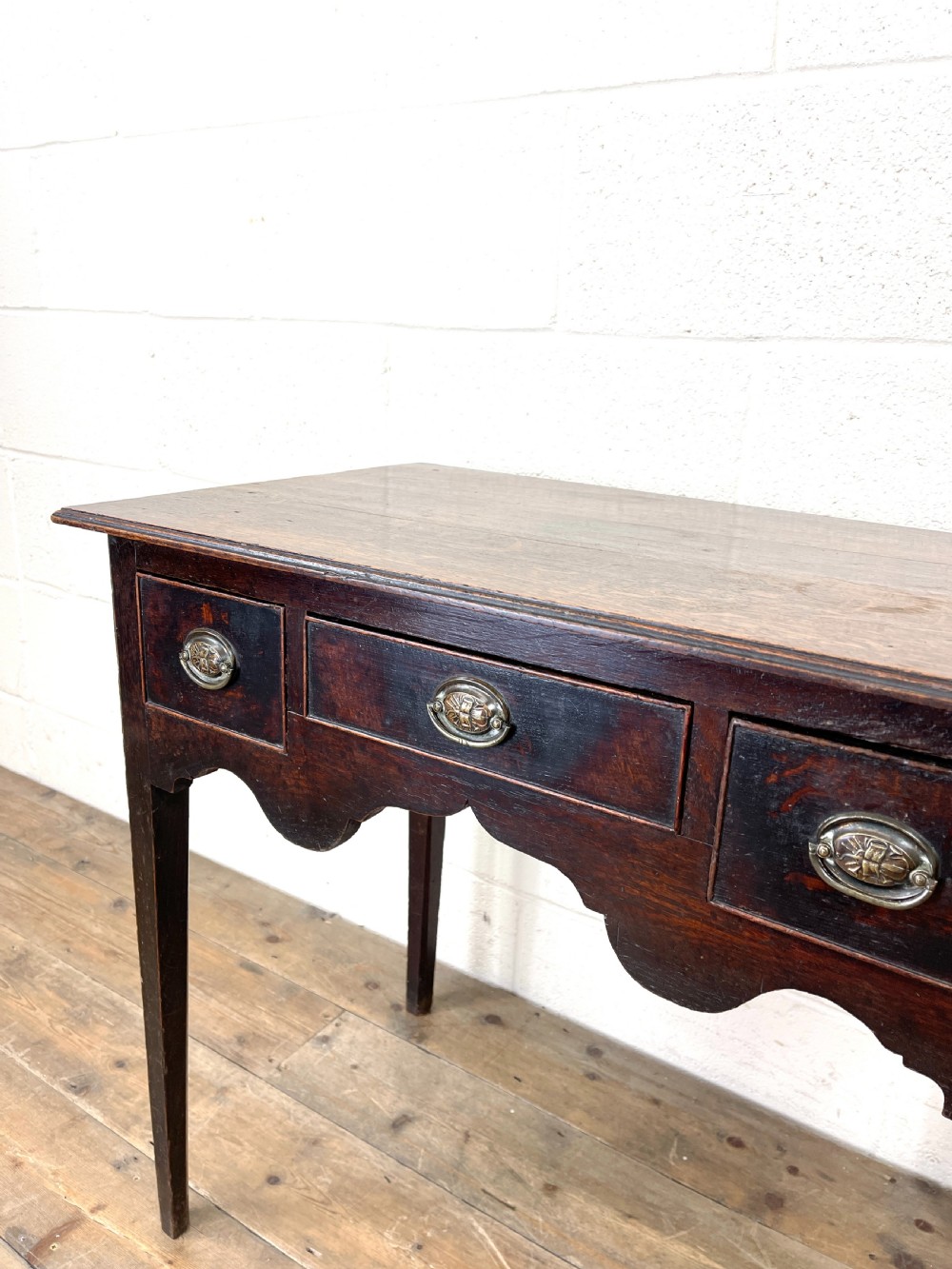 18th Century Antique Oak Side Table View V