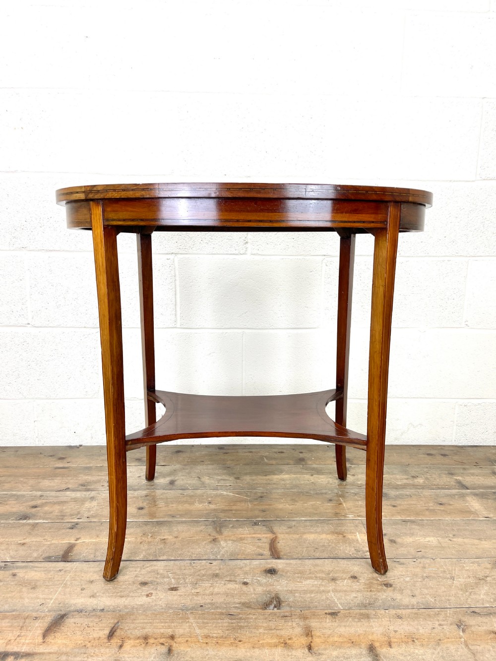Edwardian Mahogany Oval Occasional Table View II