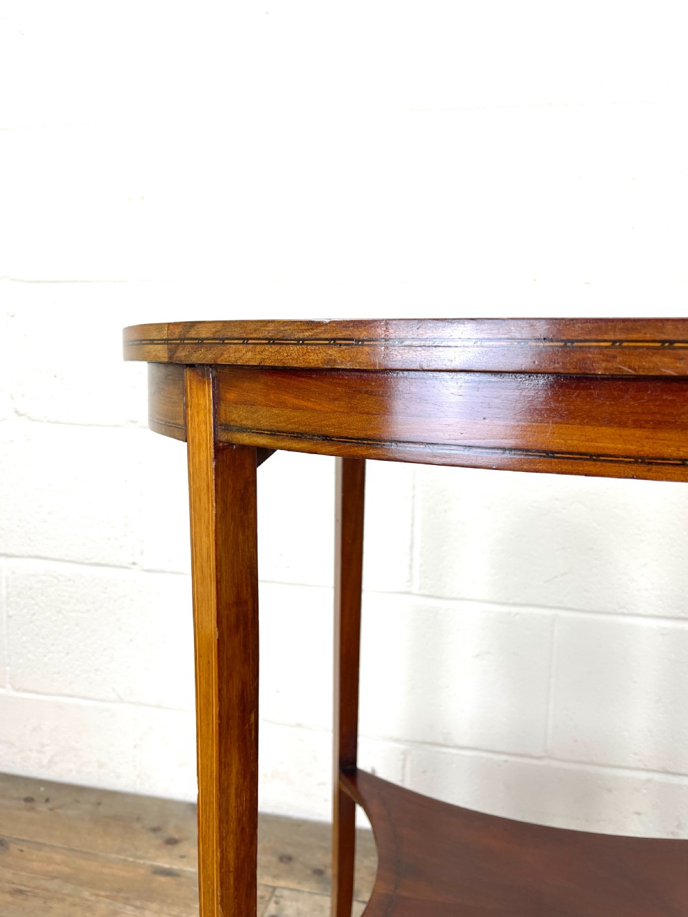 Edwardian Mahogany Oval Occasional Table View IV