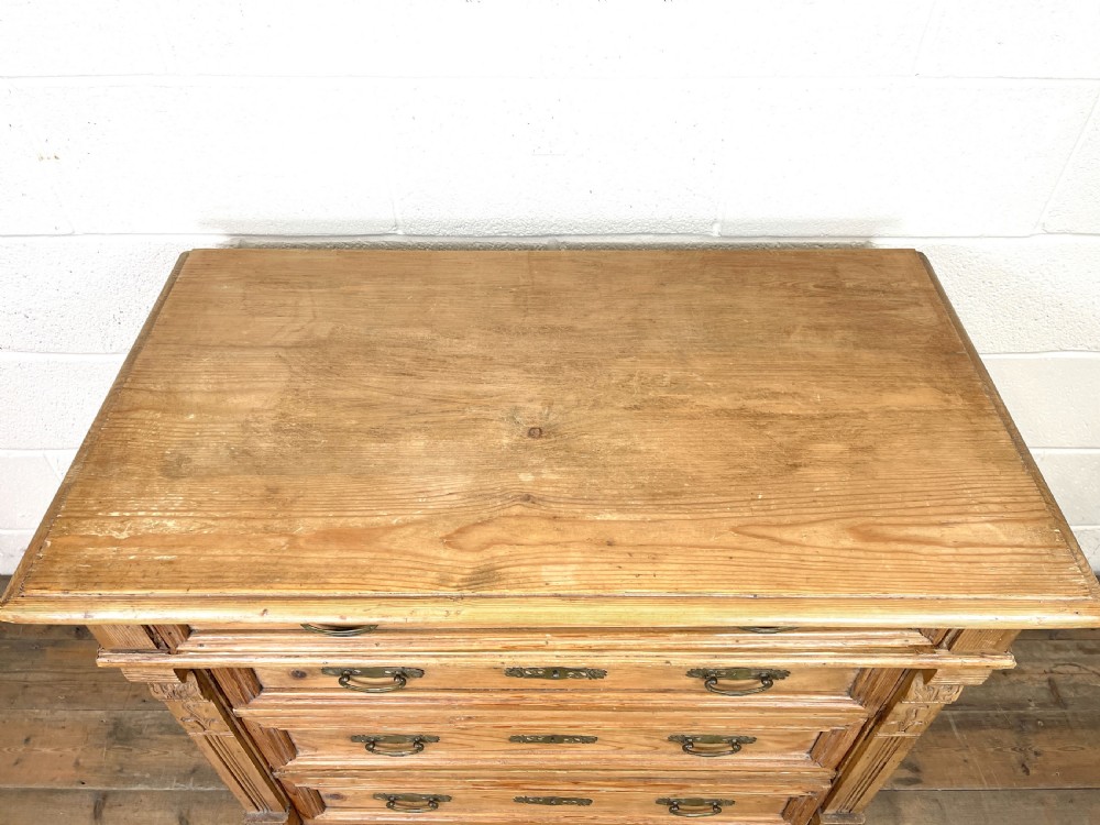 French Pine Chest of Drawers  View III