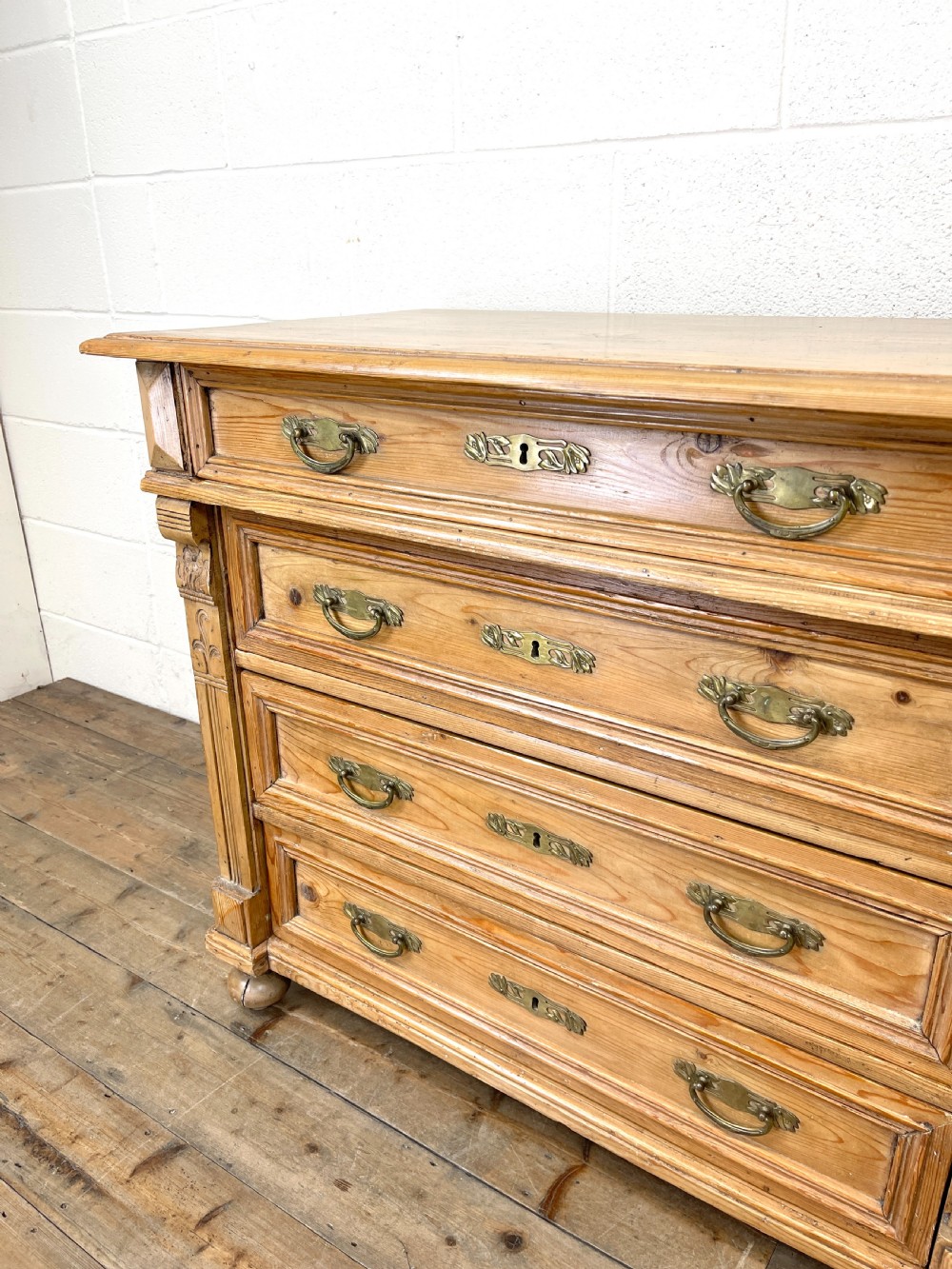 French Pine Chest of Drawers  View V