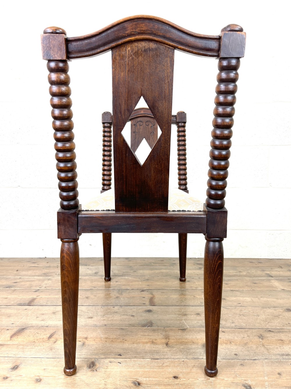 Antique Oak Window Seat  View IX