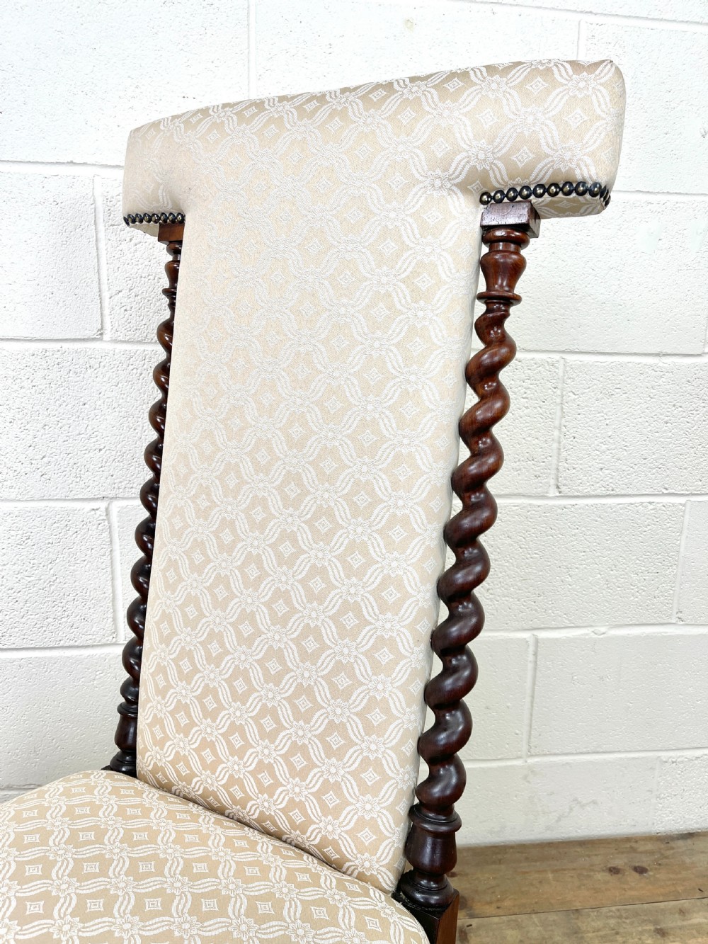 Antique Victorian Prie Dieu Chair View II