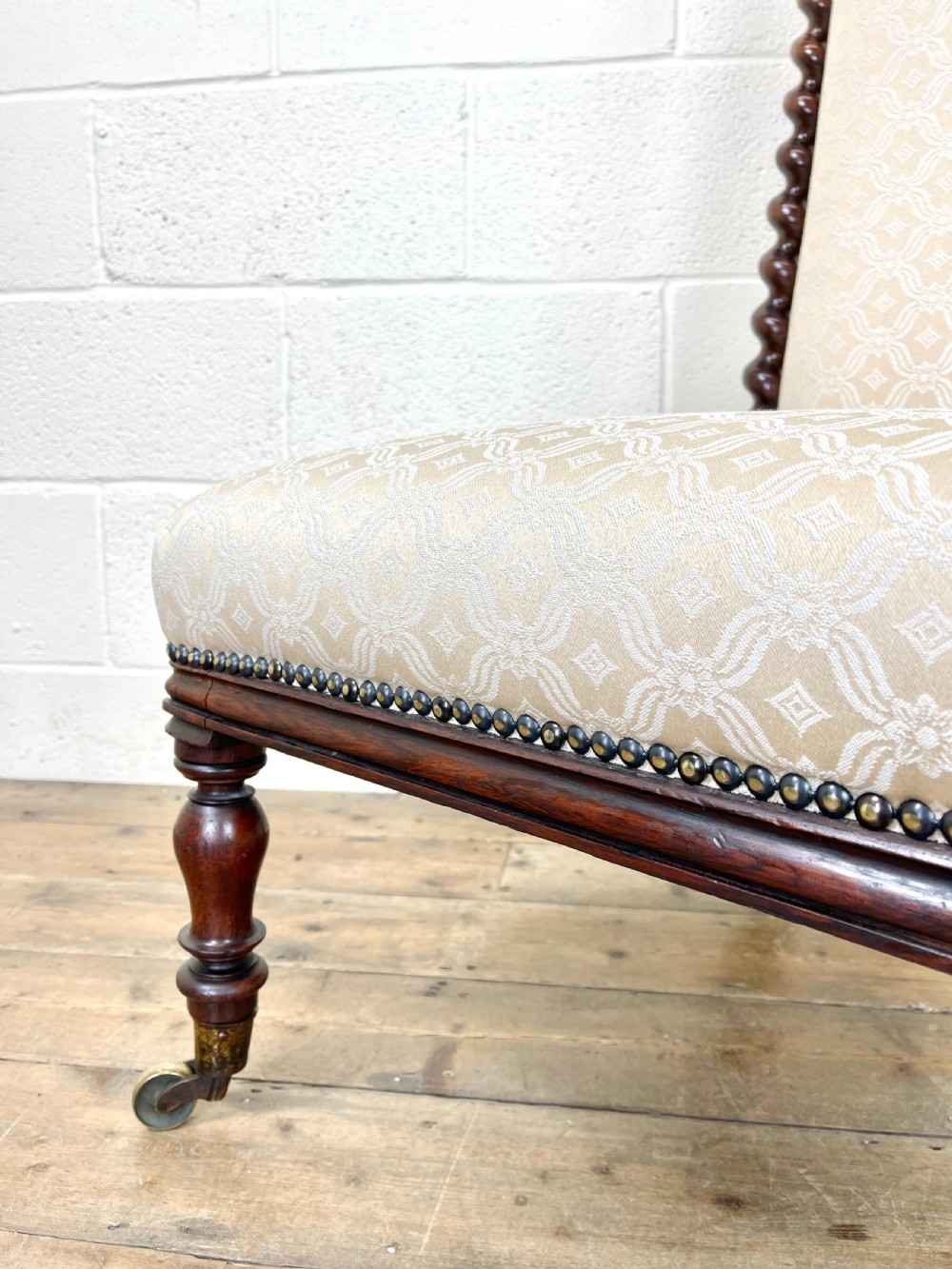 Antique Victorian Prie Dieu Chair View III