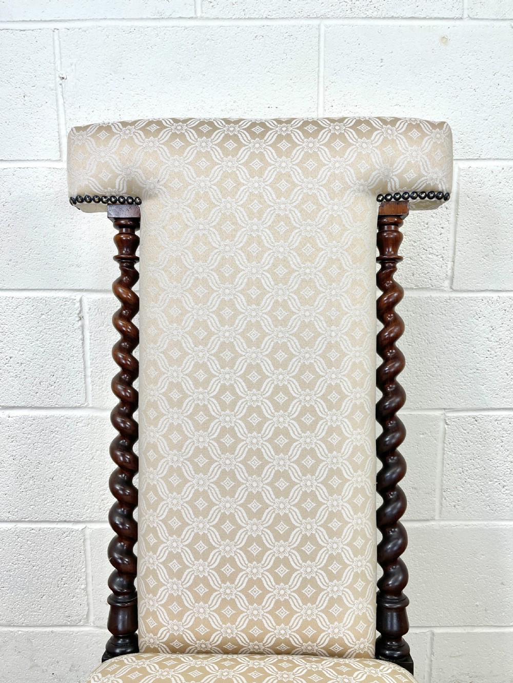 Antique Victorian Prie Dieu Chair View VII