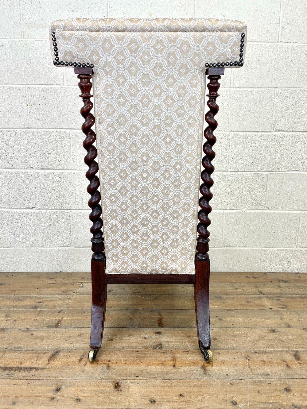 Antique Victorian Prie Dieu Chair View X