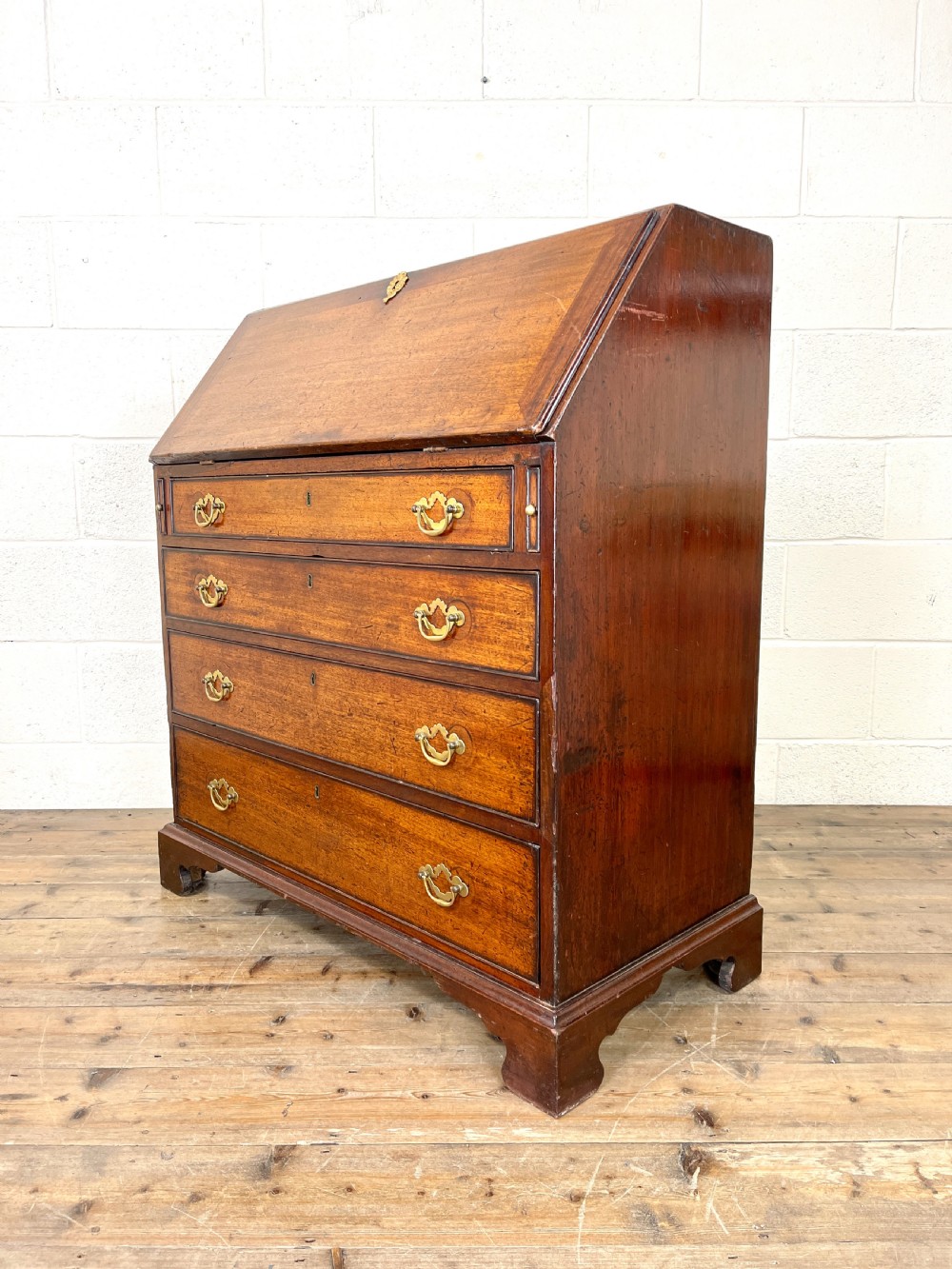 Antique Mahogany Bureau View VII
