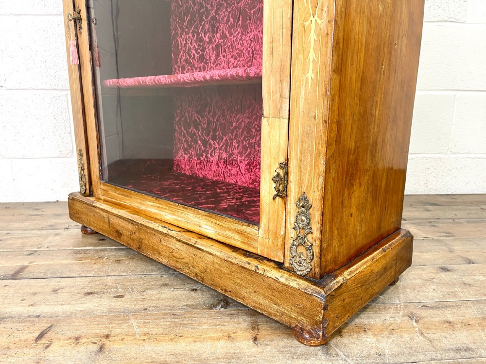 Antique Victorian Walnut Pier Cabinet View V