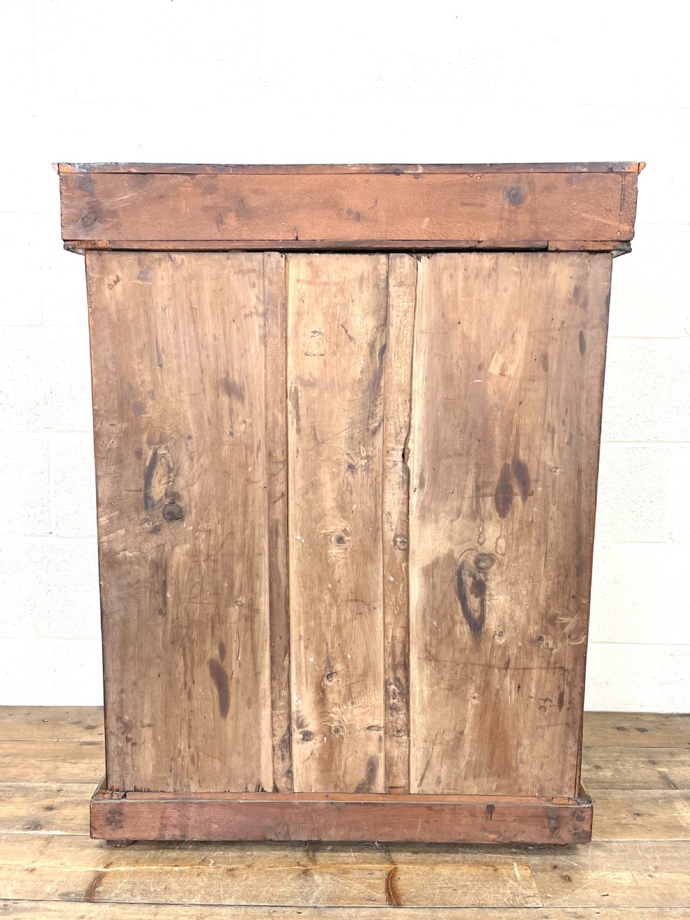 Antique Victorian Walnut Pier Cabinet View X
