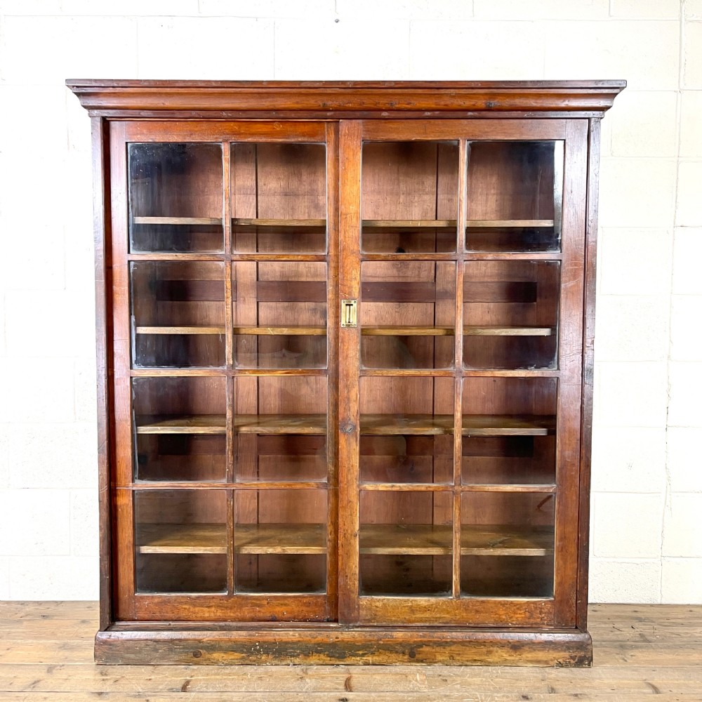 Glazed Antique Bookcase