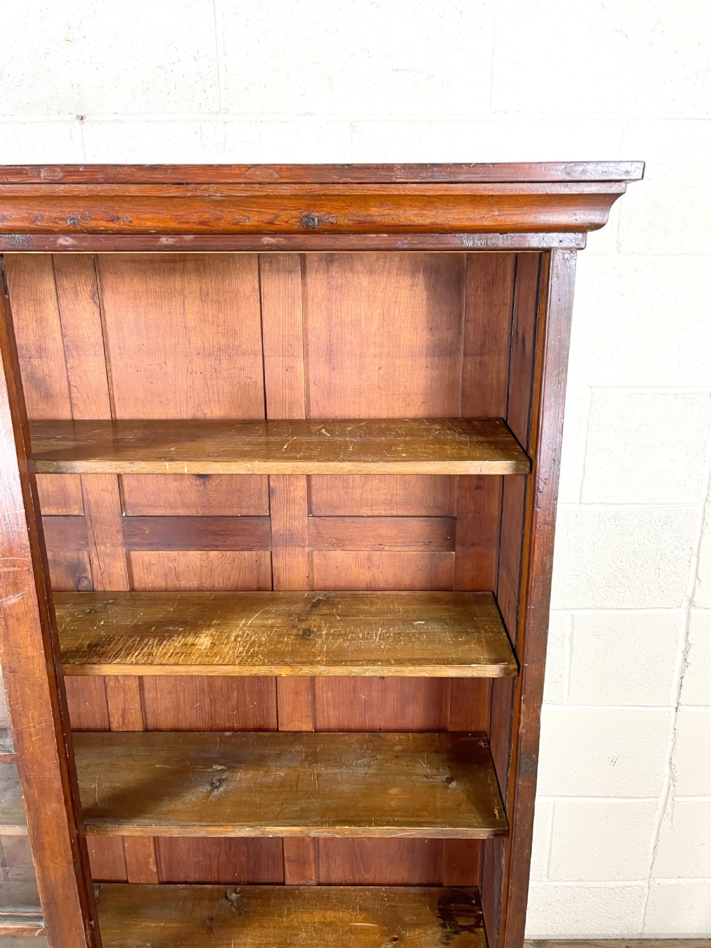 Glazed Antique Bookcase View III