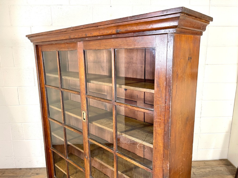 Glazed Antique Bookcase View VII