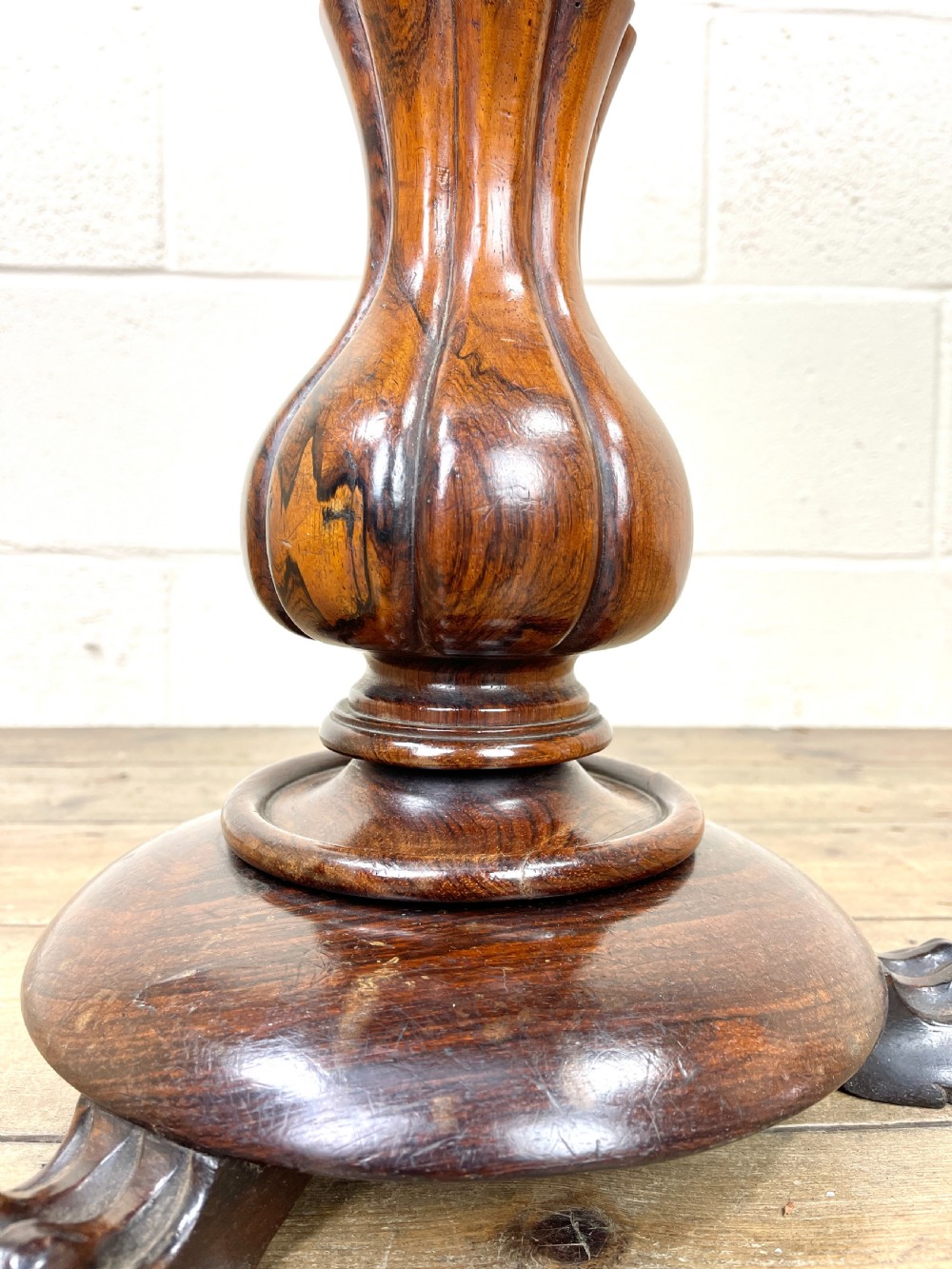 Antique Rosewood Piano Stool View VII