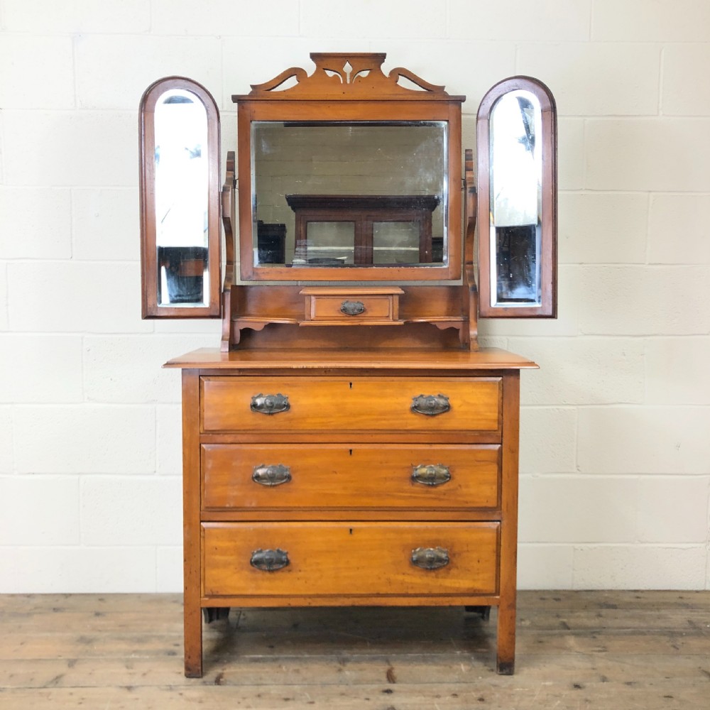 Antique 20th Century Dressing Table Chest
