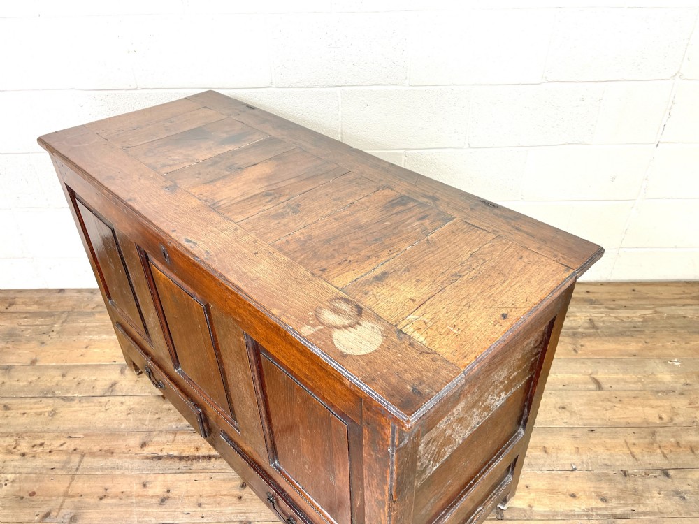 Antique 18th Century Oak Mule Coffer View VII