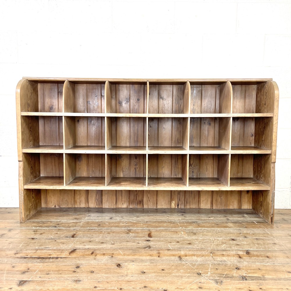 Antique 20th Century School Shoe Rack 