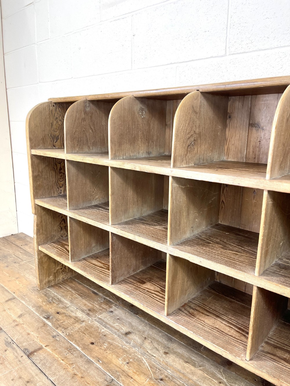 Antique 20th Century School Shoe Rack  View IV