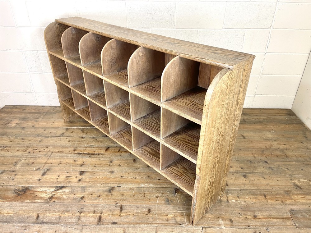 Antique 20th Century School Shoe Rack  View VI