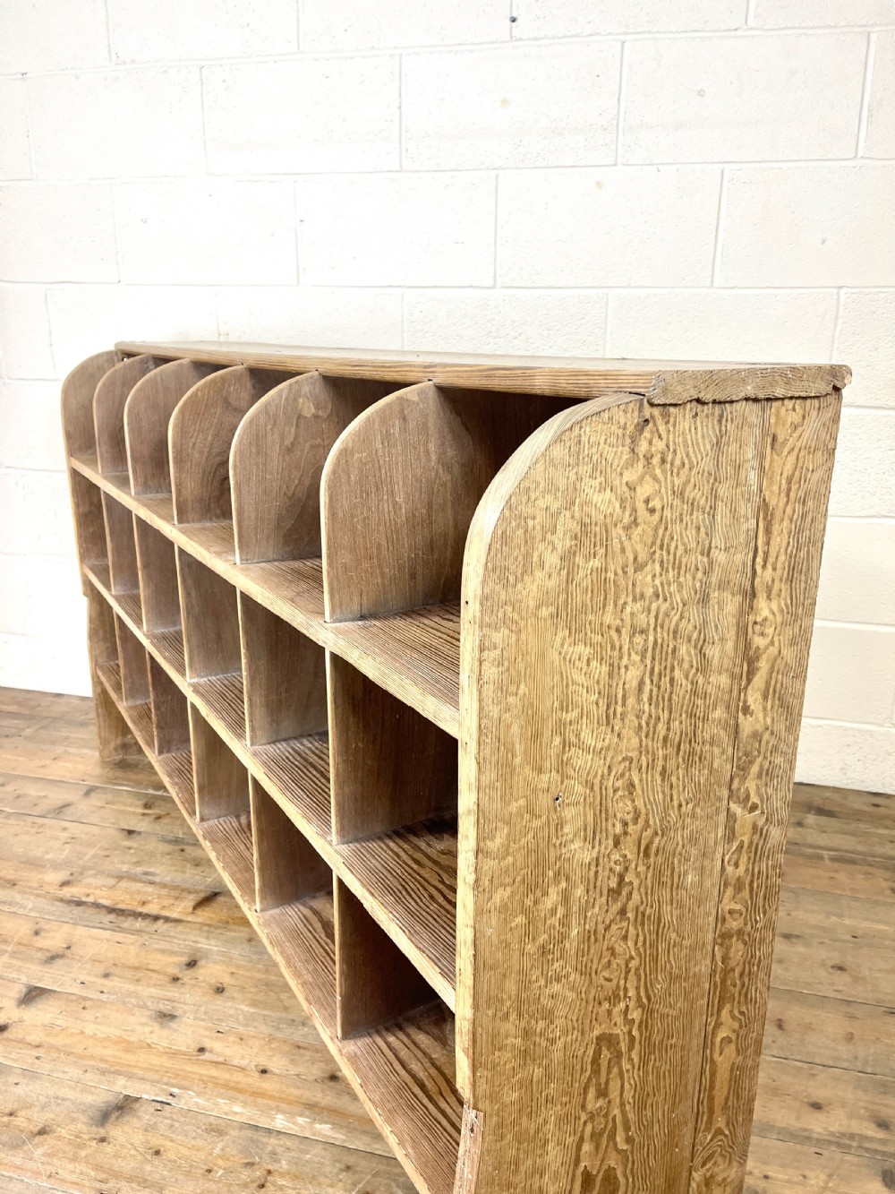 Antique 20th Century School Shoe Rack  View VII