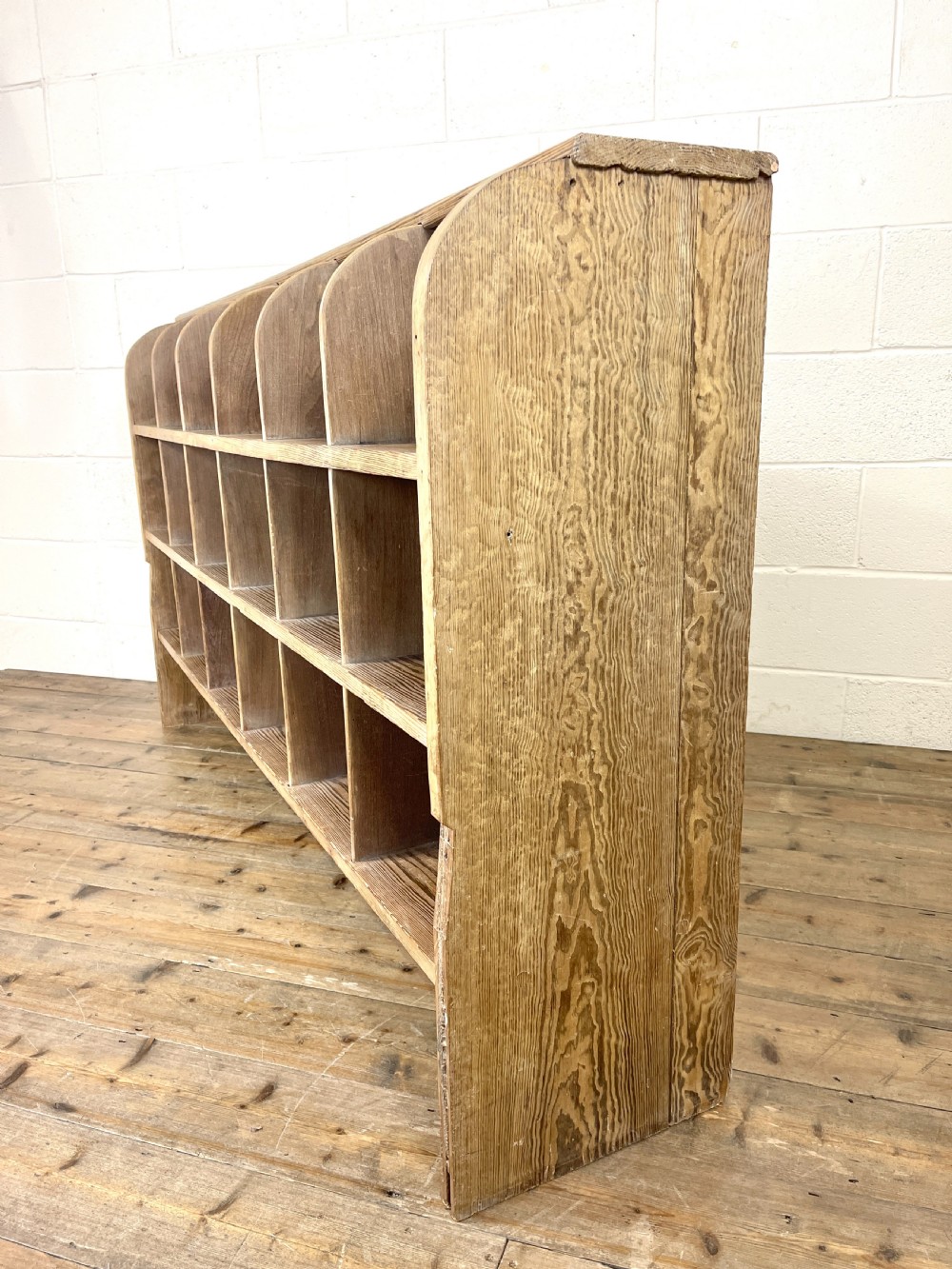 Antique 20th Century School Shoe Rack  View VIII