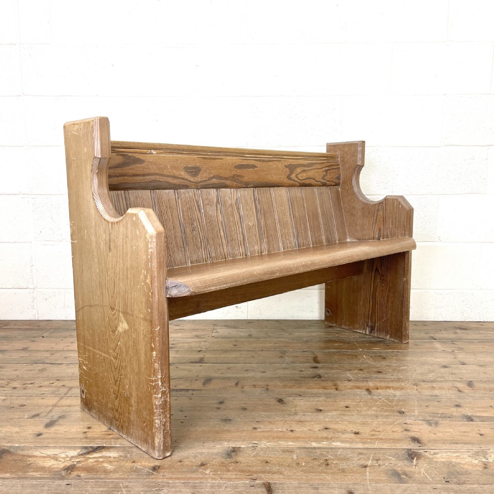 Antique Welsh Pine Pew 