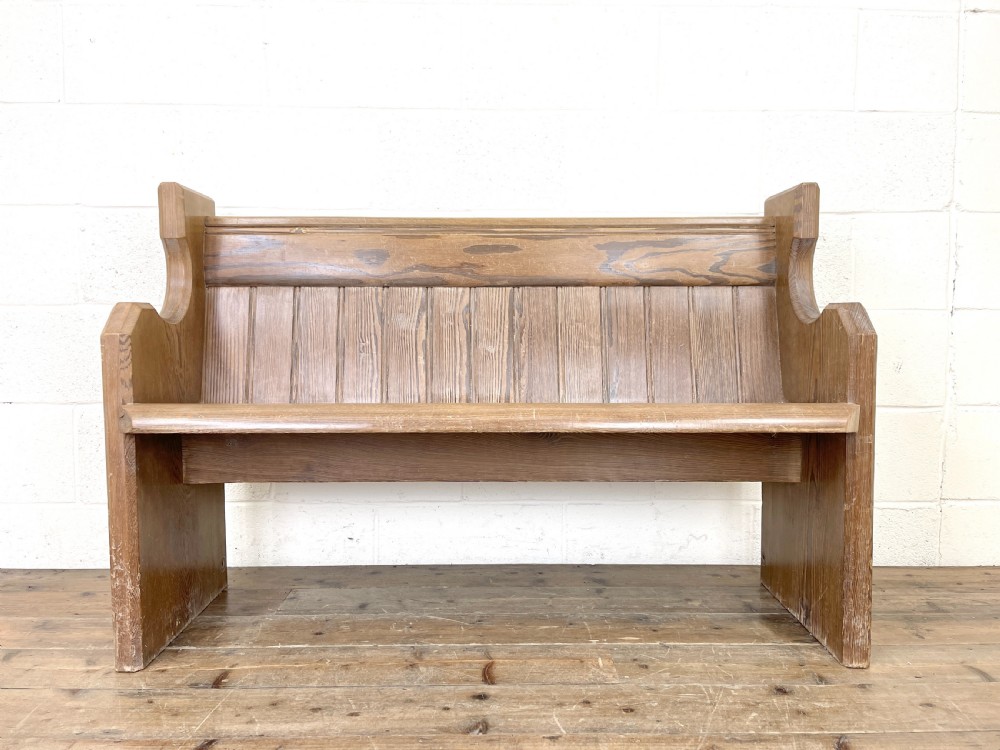 Antique Welsh Pine Pew  View III