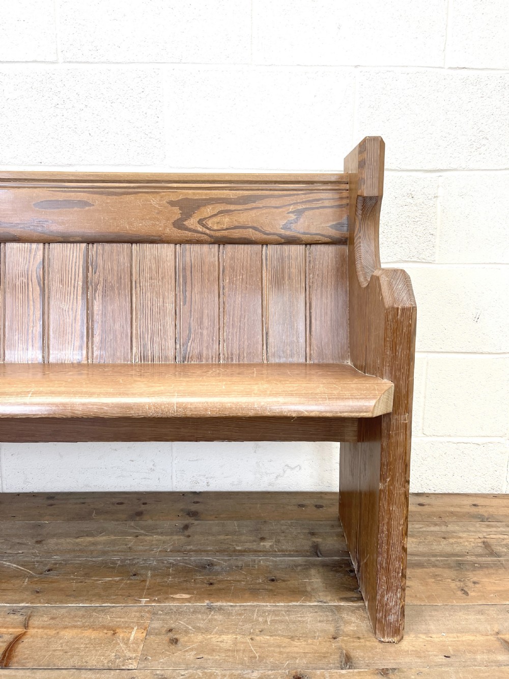 Antique Welsh Pine Pew  View IV
