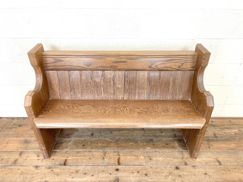 Antique Welsh Pine Pew  View V