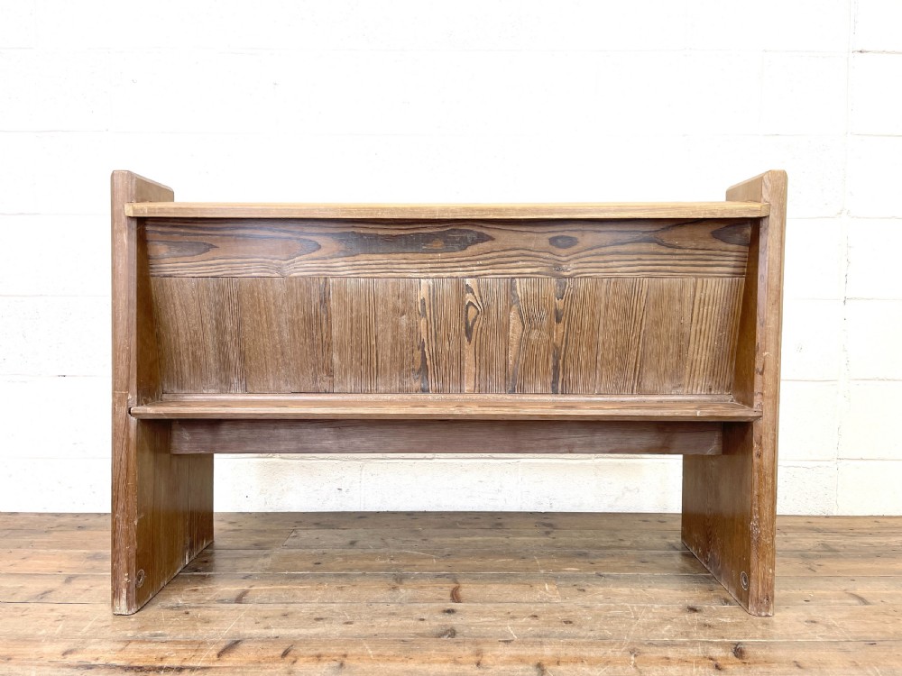 Antique Welsh Pine Pew  View IX