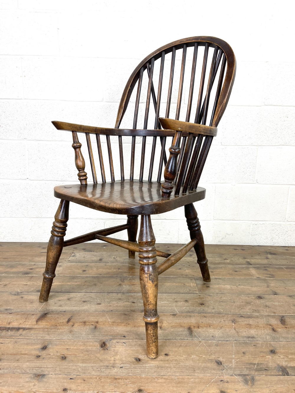 Antique Ash and Elm Windsor Armchair View VII