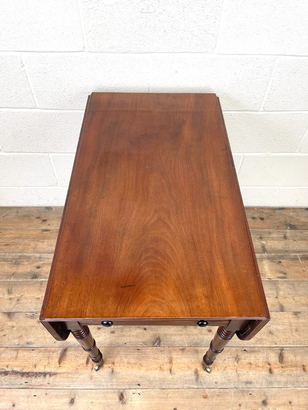 Antique Regency Mahogany Pembroke Table View VI