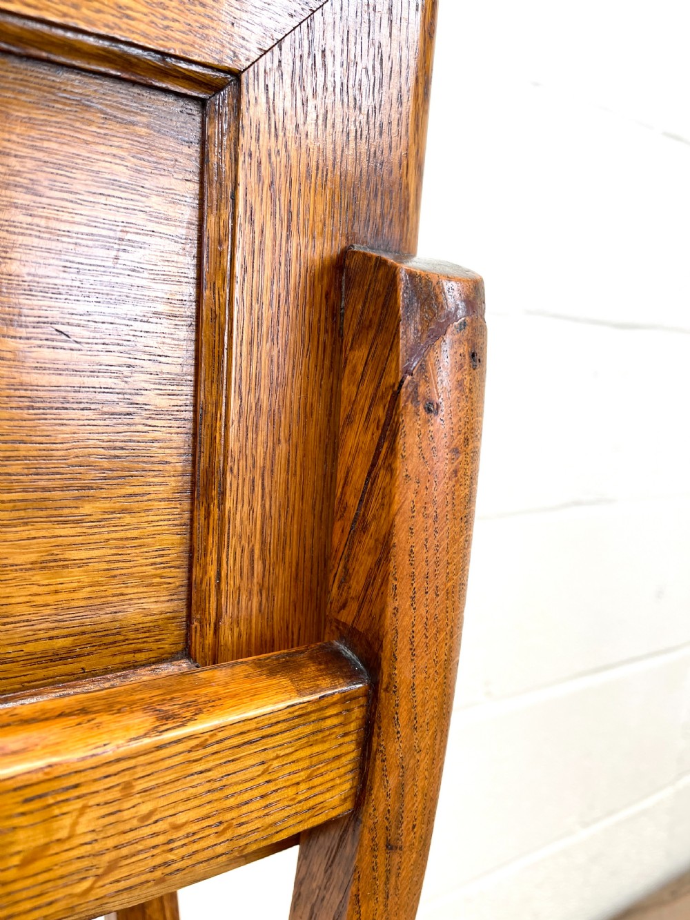 Late 19th Century Antique Oak Folding Campaign Desk View III