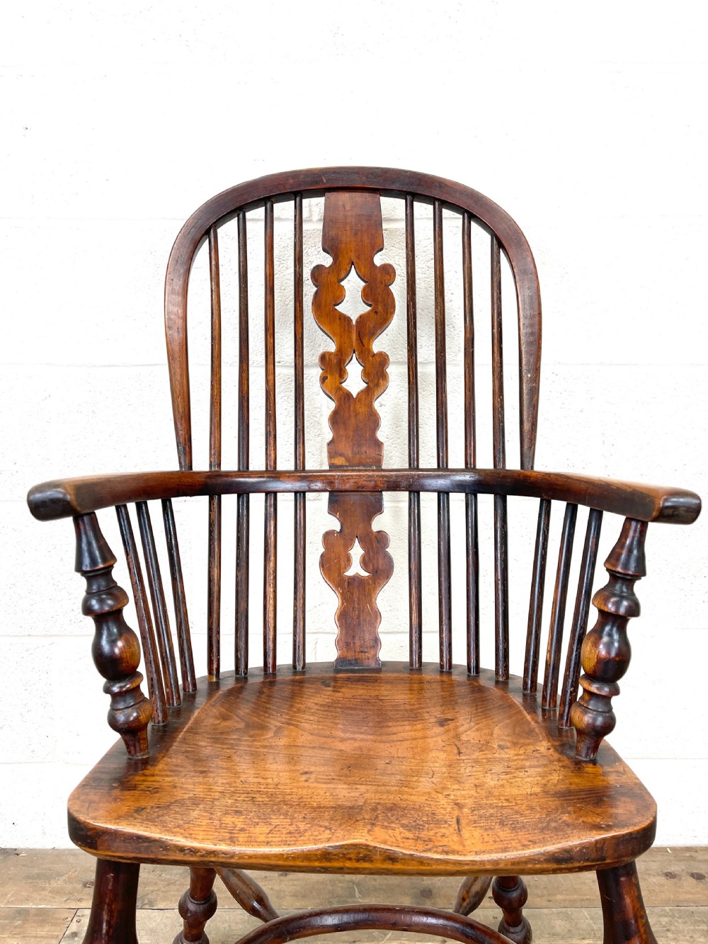19th Century Antique Ash Windsor Armchair View III